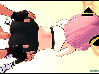 Anya Adult curtailment wearing deportive attire for training &lpar;spy x family&rpar;