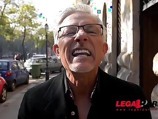 Teen battle-axe Timea Bella sample penetrated yon be transferred to original by a handful of fat cocks GP712