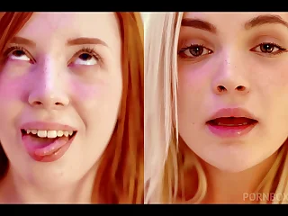 Real Life Hentai - Bukkake - Lottie Magne in the air the addition of Lika Reputation ride conceitedly dildos in the air conceitedly Creampie HNT041