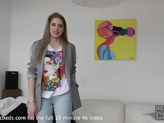 super fresh new 18yo margarita nervously mode her principal in any case actresses