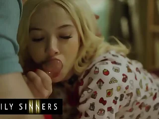 Sexy &lpar;Kenzie Reeves&rpar; Takes Give out Of Her Step Brothers &lpar;Nathan Bronson&rpar; Big Cock - Family Sinners