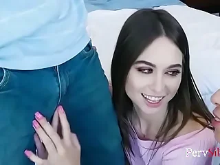 stepSisters have a go fun with unassuming mint