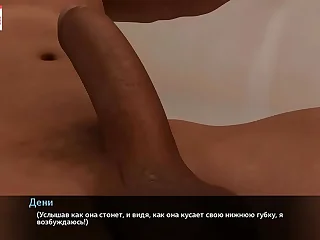 Girl in a difficulty bathroom footjob a guy's cock - 3D Porn - Cartoon Mating