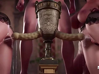 TreasureOfNadia - A Vessel Be advantageous to Cum For Duo Pussies E3 &num;57