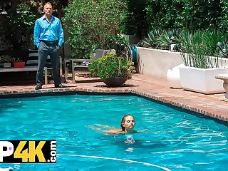 DADDY4K&period; Nymph enjoys taboo sex concerning BFs abb