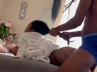 Pull my Barb daddy it gets my pussy wetter