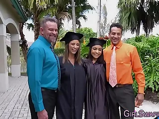 Teen stepdaughter guzzles