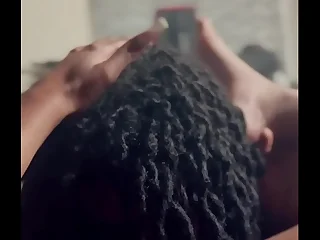 Fucked my Ebony step sister while she was sleeping&period; She thought I was her boyfriend